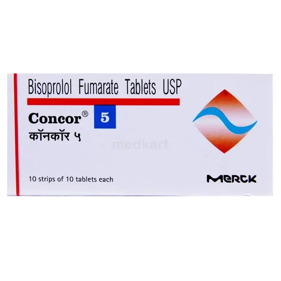 concor 5mg tablet 10's